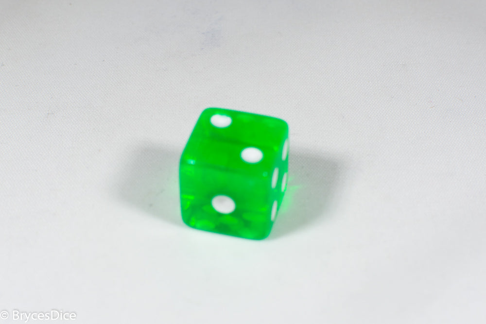 Square Corner 16mm Translucent Dice (Red/Orange/Yellow/Green/Blue/Purple) *sold by the piece (Online Only)