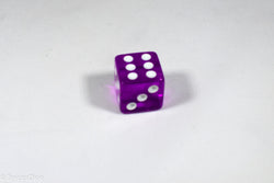 Square Corner 16mm Translucent Dice (Red/Orange/Yellow/Green/Blue/Purple) *sold by the piece (Online Only)