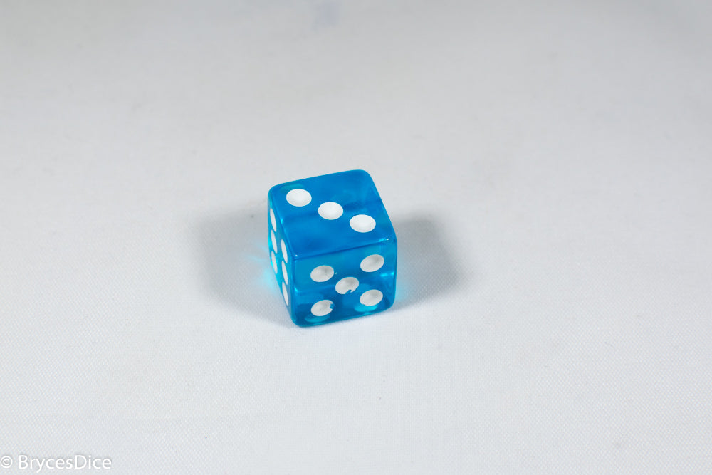 Square Corner 16mm Translucent Dice (Red/Orange/Yellow/Green/Blue/Purple) *sold by the piece (Online Only)