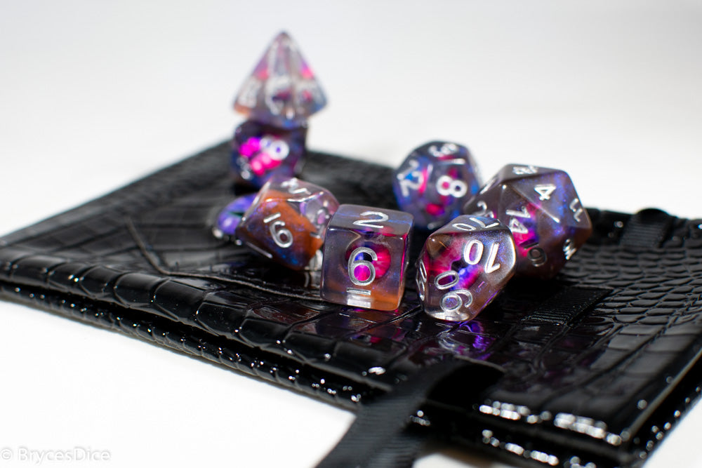 Demon Eye Dragon Eye Dice 7-Dice Set Resin Dungeons and Dragons Dice (Online Only)