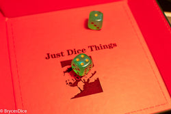 Borealis Light Green /gold 7-Dice / 16mm / 12mm Luminary (Online Only)