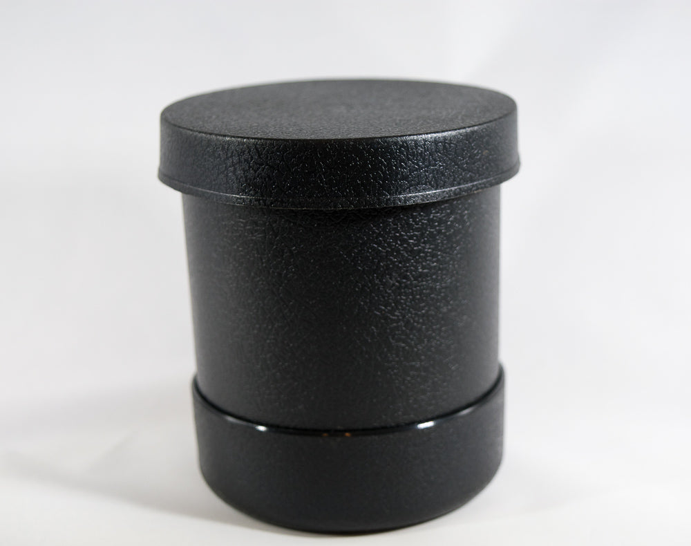 Dice Cup 3.6" D X 4"H Green Felt with Tough Plastic Exterior with Faux Leather Look and Lid (Online Only)