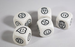 Kids Smiley Face Emoji Dice Happy, Sad, Love, Scared, Mad, Upset Emoji (Online Only)