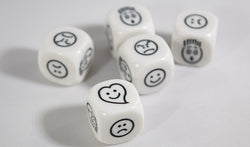 Kids Smiley Face Emoji Dice Happy, Sad, Love, Scared, Mad, Upset Emoji (Online Only)