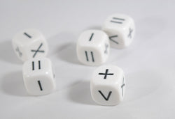 Math Operators Dice +-x < > = Kids Math Dice Game Addition Multiplication Subtraction and More (Online Only)