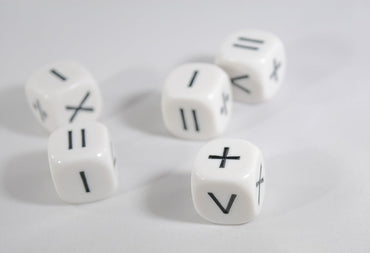 Math Operators Dice +-x < > = Kids Math Dice Game Addition Multiplication Subtraction and More (Online Only)