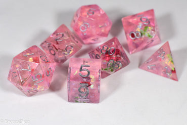 Touching Love 7-Dice Set Resin Sharp Edge RPG DND (Online Only)