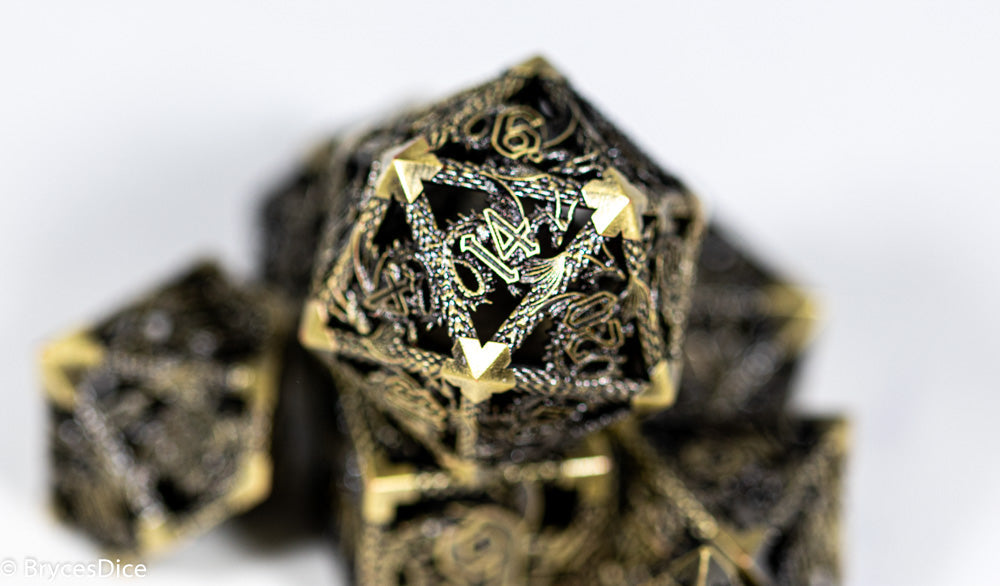 (Gold) Deadly Dragon Dice: Shards of Oblivion Hollow Metal (Online Only)