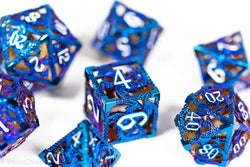 (Shimmering Blue) Deadly Dragon Dice: Shards of Oblivion Hollow Metal (Online Only)