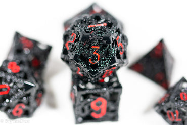 (Stoic Black) Deadly Dragon Dice: Shards of Oblivion Hollow Metal (Online Only)