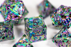 (Rainbow Metal) Deadly Dragon Dice: Shards of Oblivion Hollow Metal (Online Only)