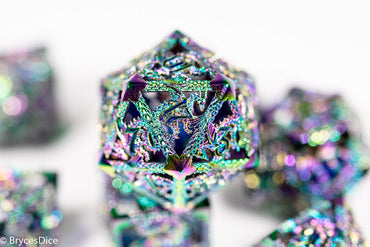 (Rainbow Metal) Deadly Dragon Dice: Shards of Oblivion Hollow Metal (Online Only)
