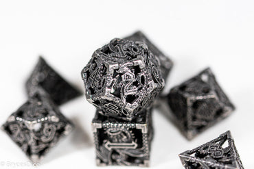 (Grey) Deadly Dragon Dice: Shards of Oblivion Hollow Metal (Online Only)