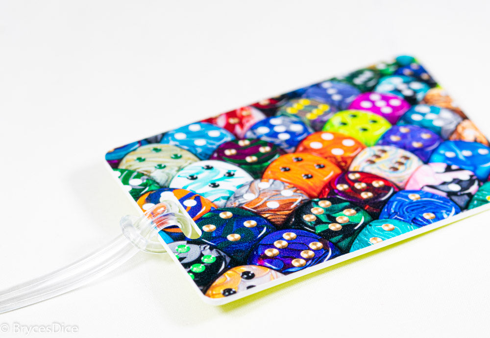 Chessex Dice Luggage Tag w/Clear Tie (Online Only)