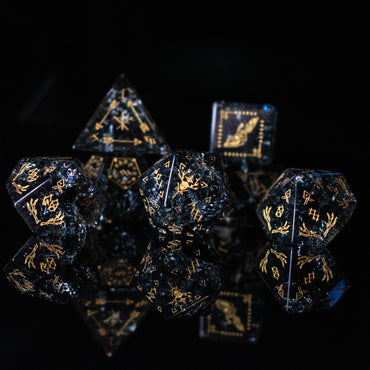 Wendigo Shattered Glass Dice Set (ONLINE ORDER ONLY)