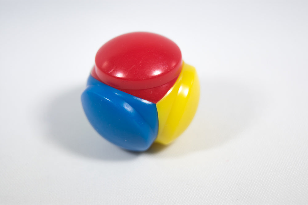 Color Selector Blue, Red, Yellow, Green Plastic D4 Koplow Dice Kids Math (Online Only)