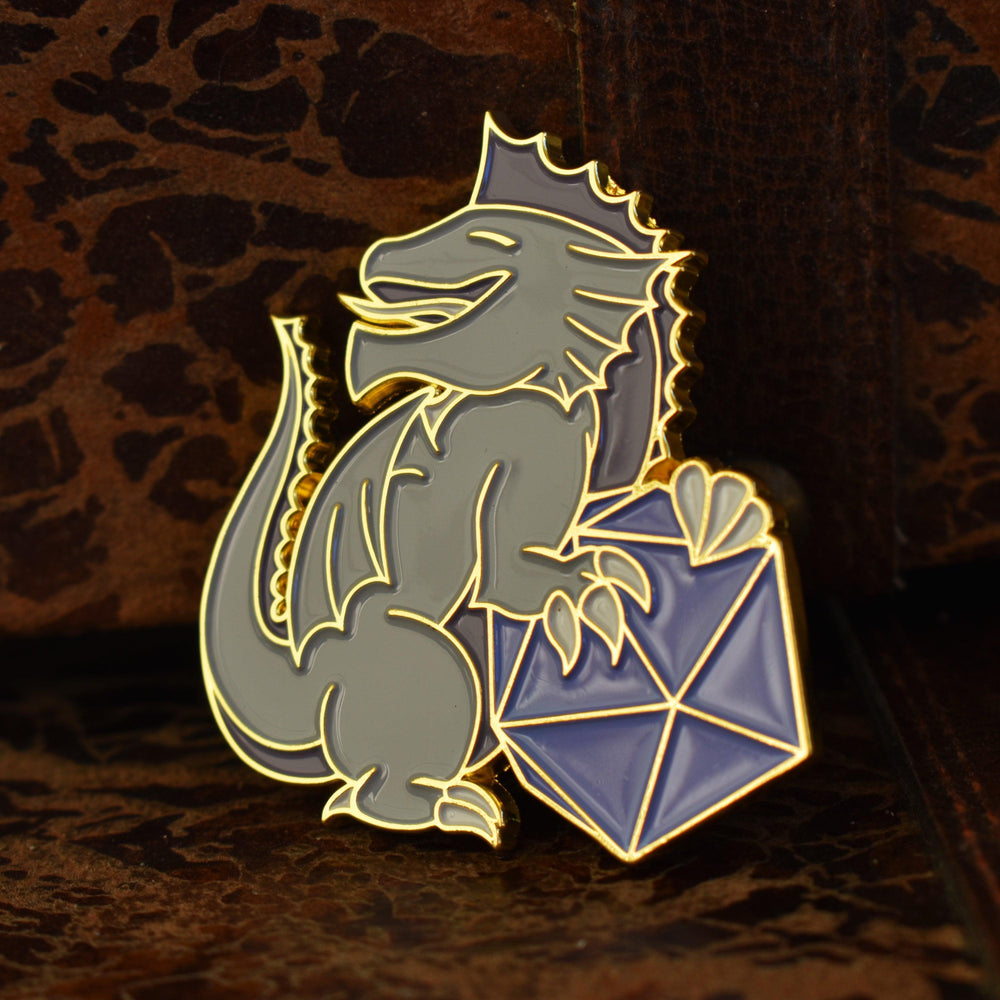 Silver Dragon Pin (ONLINE ORDER ONLY)