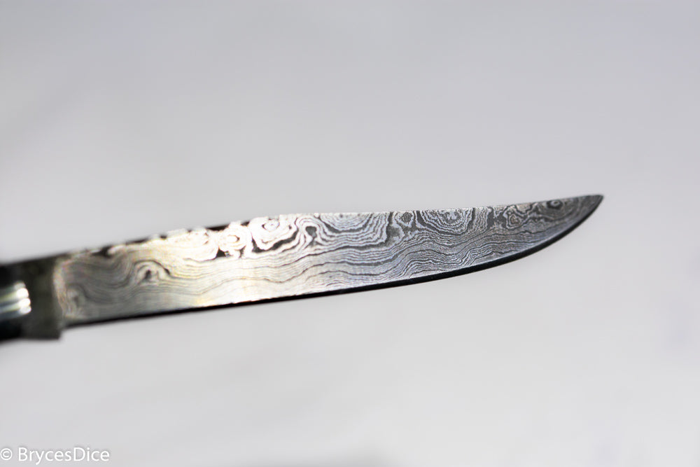 (Steel) 9" Damascus Pocket Knife (Online Only)