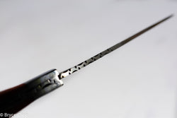 (White Ivory) 9" Damascus Pocket Knife (Online Only)