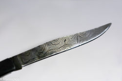 (Brown) 9" Damascus Pocket Knife (Online Only)