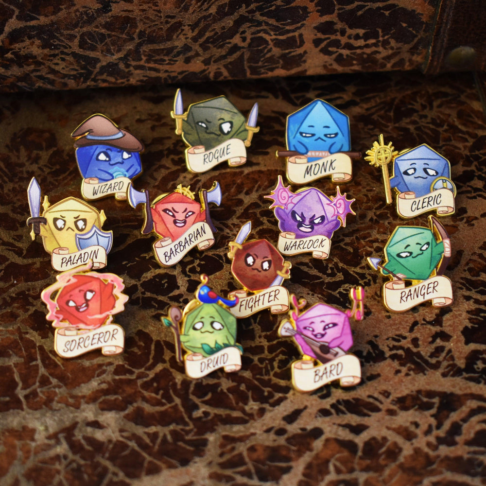 D&D Class Pin Bundle (ONLINE ORDER ONLY)