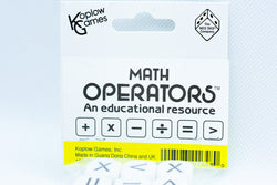 Math Operators Dice Learning Educational Resource Multiplication Addition (6-Pack) (Online Only)