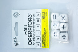 Math Operators Dice Learning Educational Resource Multiplication Addition (6-Pack) (Online Only)