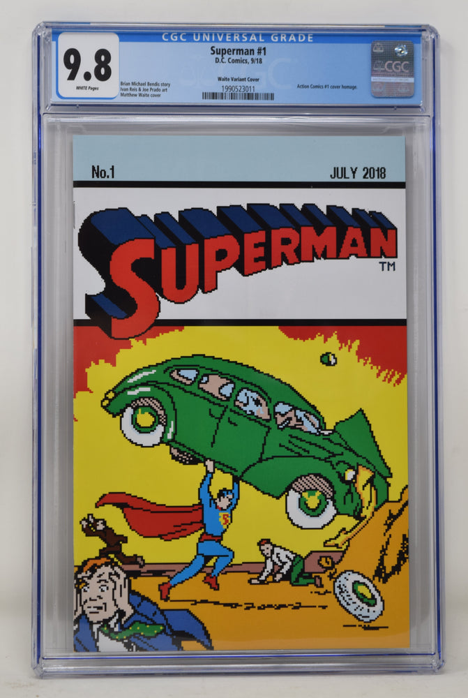 Superman 1 DC Matthew Waite Action Comics 1 16 Bit Homage Variant (07/11/2018) (ONLINE ORDER ONLY)