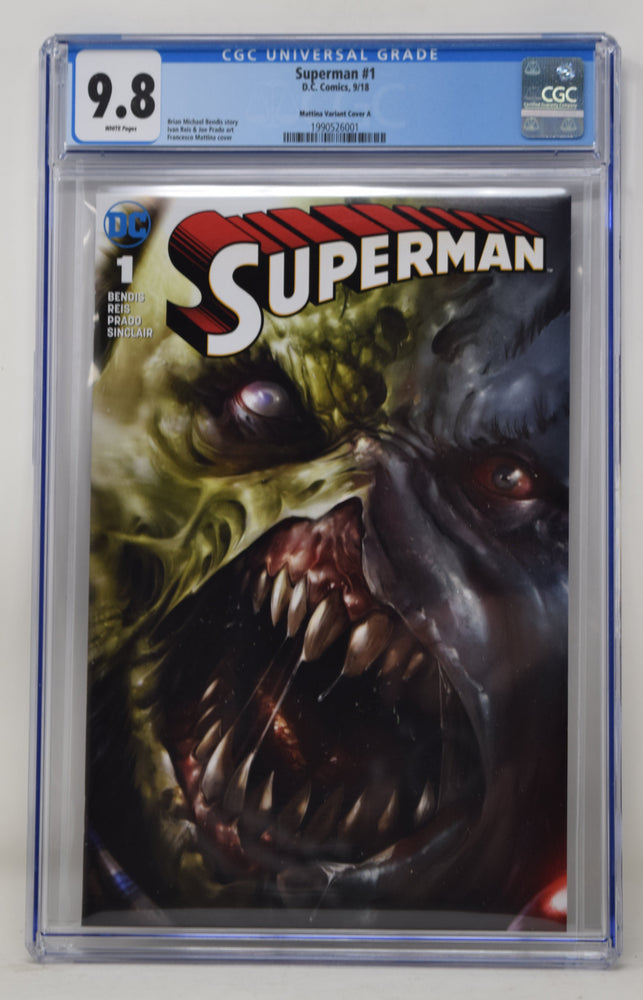 Superman 1 DC Francesco Mattina Rogol Zaar Trade Minimal Variant (07/11/2018) (ONLINE ORDER ONLY)