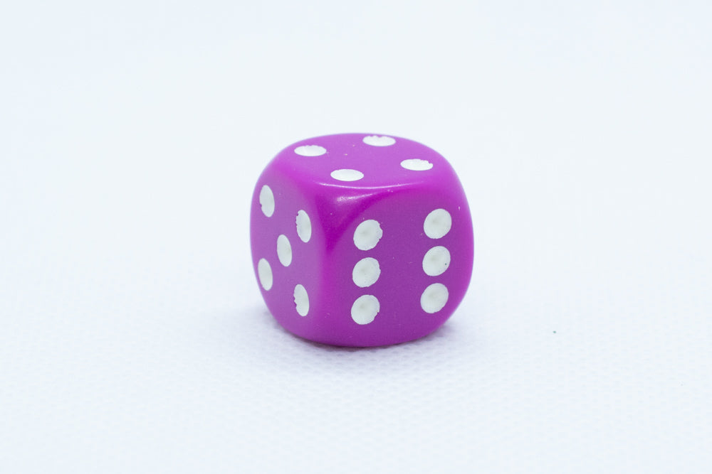 Chessex Opaque 16mm Pipped d6 Standard Dice Collection - Classic Colors - Available Individually (Online Only)
