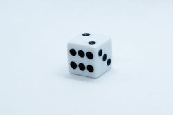 Square Edge 16mm Opaque Dice (Red/Yellow/Green/Blue/Black/White) | sold by the piece (Online Only)