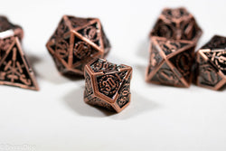 Copper Sword Strengthened Metal 7-Dice Set (Online Only)