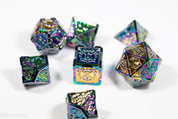 Rainbow Sword Strengthened Metal 7-Dice Set (Online Only)