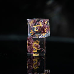 Wither and Bloom Sharp-Edged Resin Dice Set (ONLINE ORDER ONLY)