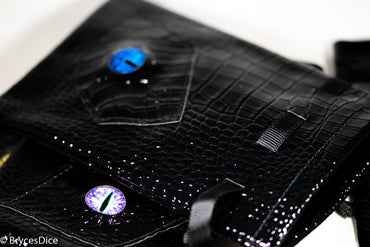Dragon Scale Dice Bag 6x4 Inch w/Dragon Eye (red color eye) (Online Only)