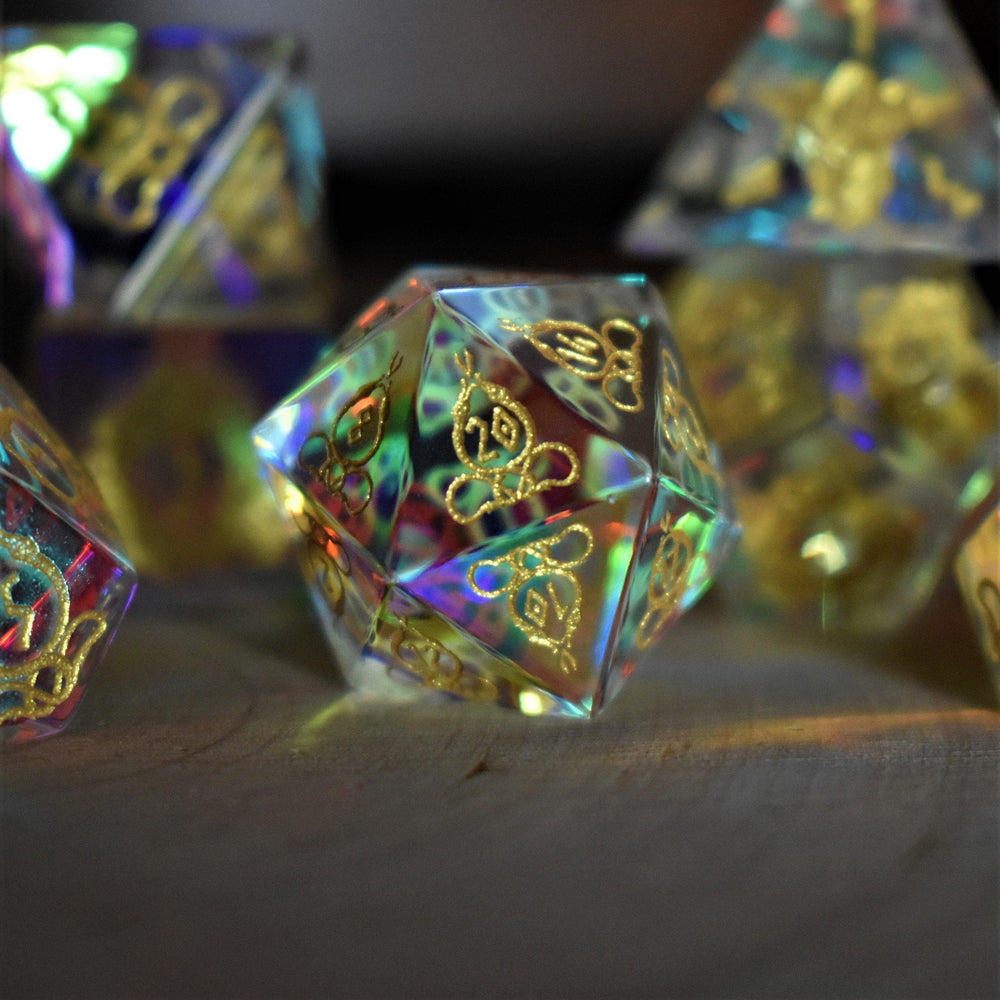 Serpent of Midgard Prism Glass Dice Set (ONLINE ORDER ONLY)