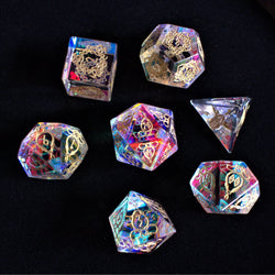 Serpent of Midgard Prism Glass Dice Set (ONLINE ORDER ONLY)
