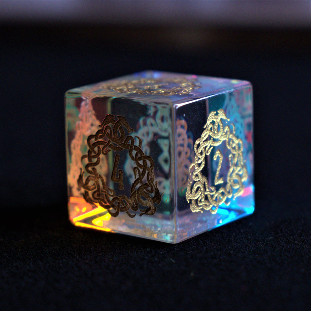 Serpent of Midgard Prism Glass Dice Set (ONLINE ORDER ONLY)