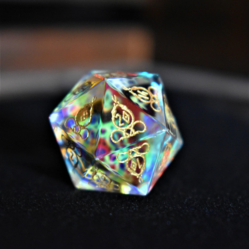 Serpent of Midgard Prism Glass Dice Set (ONLINE ORDER ONLY)