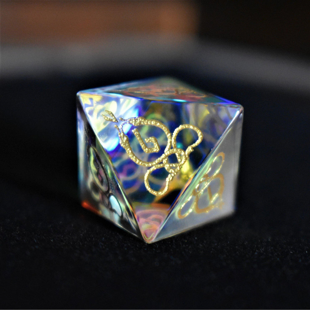 Serpent of Midgard Prism Glass Dice Set (ONLINE ORDER ONLY)