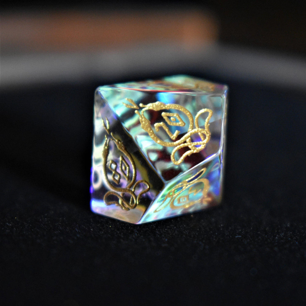 Serpent of Midgard Prism Glass Dice Set (ONLINE ORDER ONLY)