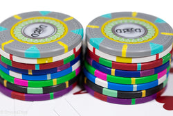 13.5g 'Basic' Poker Chip (25) Green/pink/yellow [sold by the piece] (Online Only)