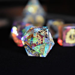 Serpent of Midgard Prism Glass Dice Set (ONLINE ORDER ONLY)