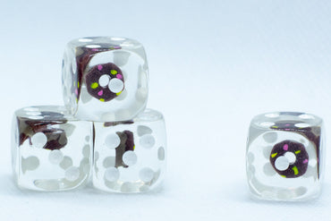 Chocolate Donut Pipped d6 16mm (Custom Dice) *Sold per die (Online Only)