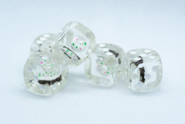 Vanilla Donut Pipped d6 16mm (Custom Dice) *Sold per die (Online Only)