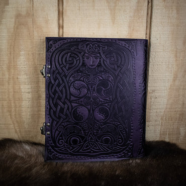 "Owl - Lady of the Forest" Purple Leather Sketchbook (ONLINE ORDER ONLY)