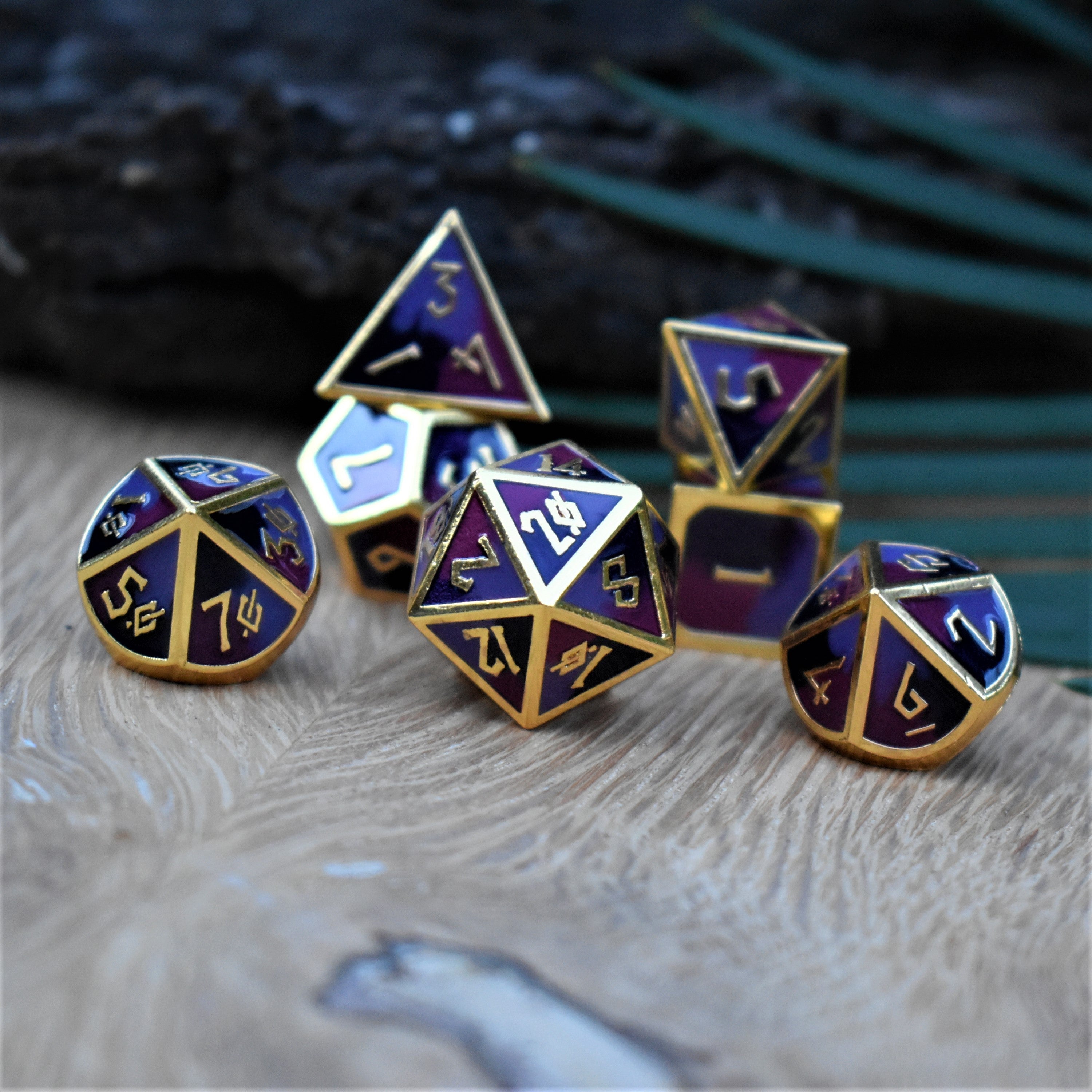 Vineyard Metal Dice Set (ONLINE ORDER ONLY)
