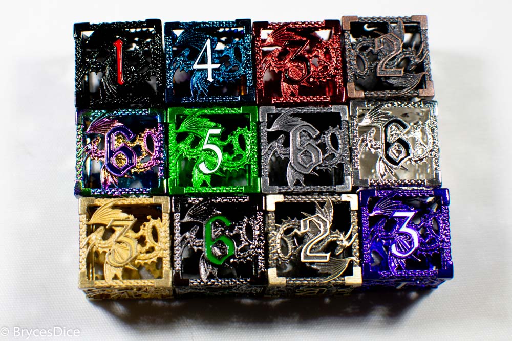 Single D6 Deadly Dragon Dice (Multiple Colors) (Online Only)