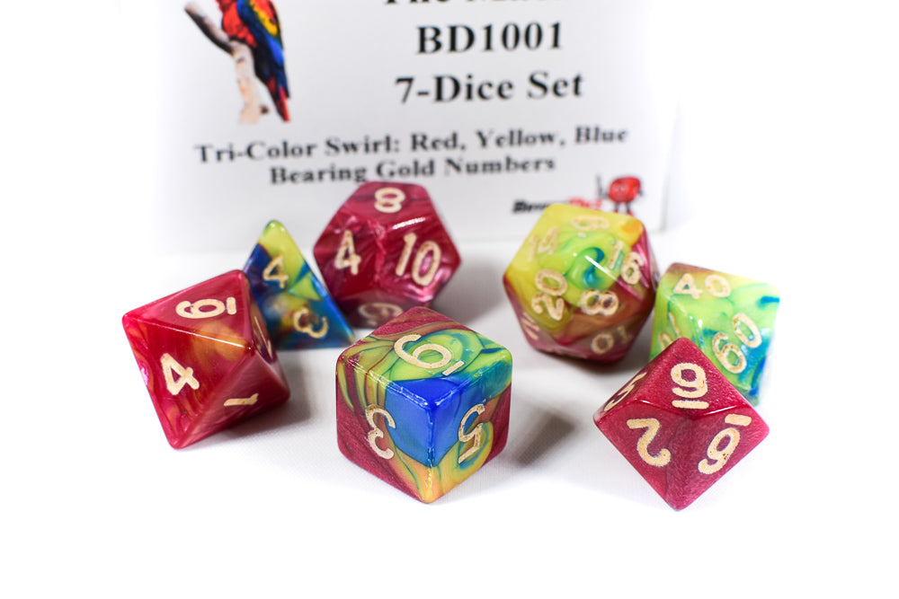 "The Macaw" 7-Dice Set BD1001 (Online Only)