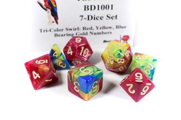"The Macaw" 7-Dice Set BD1001 (Online Only)